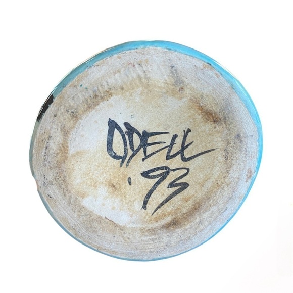 VTG Jude Odell Studio Pottery - 1990’s Ceramic Art Signed - two sided Face Vase - Picture 3 of 9